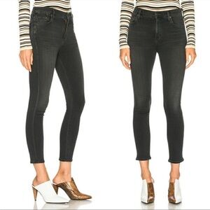 Citizens of Humanity | Rocket Crop High Rise Skinny Jeans in Faded Black - Sz 28
